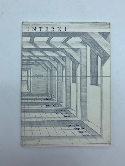 Il Disegno galleria d'arte moderna. Interni. Opere di Adami, Baruchello, B. Conte, Del Pezzo...Paolini, Uncini